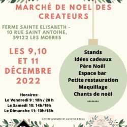 affiche marché de noël des créateurs