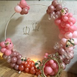 arche ballons baptême soeurs