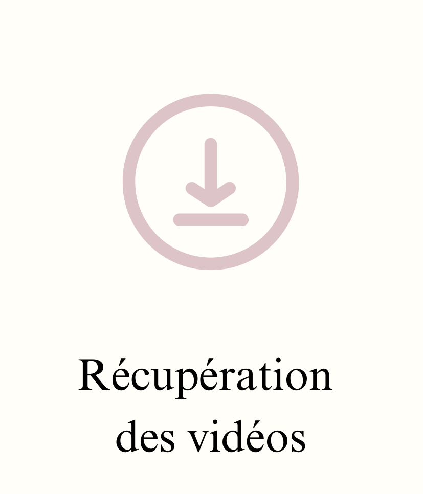 Récupération des vidéos - Photobooth 360